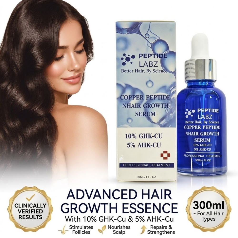 Hair Care Lotion - 育毛エッセンス銅ペプチド GHK Cu 抗脱毛治療ダメージヘアケア血清敏感頭皮用 300 ミリリットル