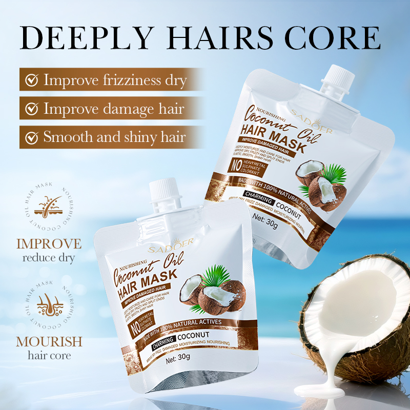 Hair Care Products - マジカルケラチンヘアマスク 5 秒でダメージを受けた縮れた髪を修復 ソフトで滑らかで光沢のある保湿栄養ヘアルートケア製品