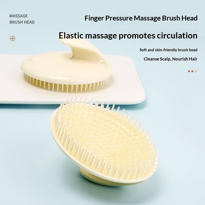 ソフトシリコン製スカルプマッサージャー シャンプーブラシ ウ - Hair Care Products のレビューと価格