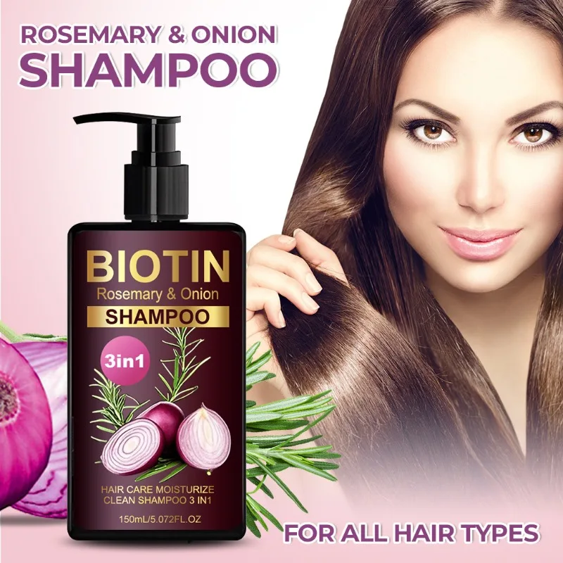 150ml ビオチン配合 ローズマリー＆オニオンシャンプー  - Hair Care Natural Ingredients のレビューと価格