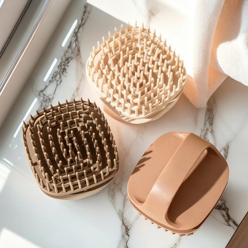 頭皮マッサージシャンプーブラシ 1個。フケ除去、入浴用、家庭 - Hair Care Dandruff のレビューと価格