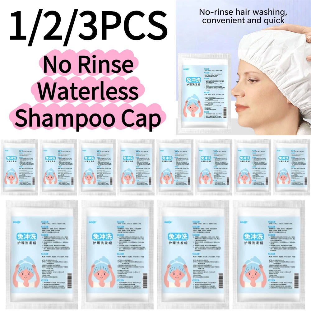 水なしシャンプーキャップ 使い捨て 電子レンジ対応 洗髪キャ - Hair Care Products のレビューと価格