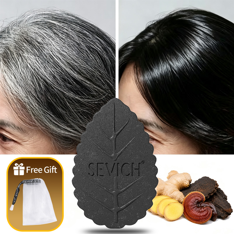 黒色シャンプーソープバー白髪染めシャンプーソープオーガニック - Hair Care Organic のレビューと価格
